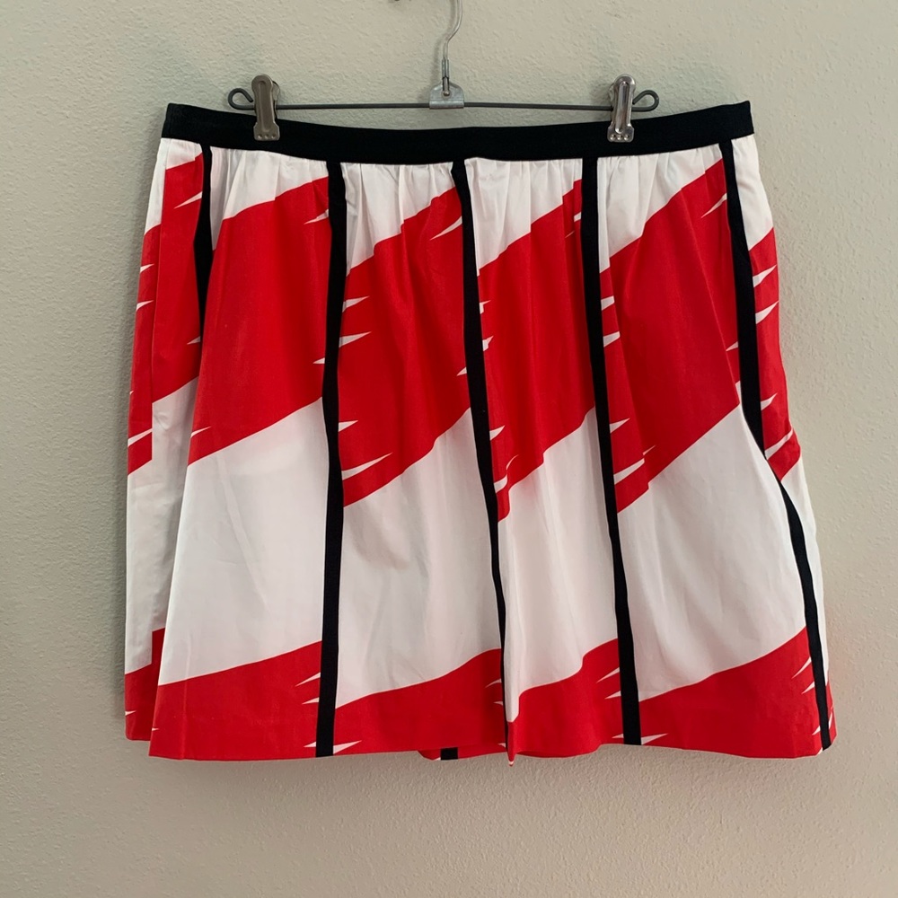 Vince Camuto Skirt, Red/White/Black, 12, NWOT